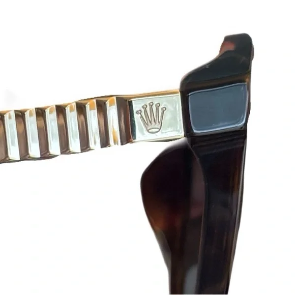 ROLEX Vintage Sunglasses- Style 1000S- Gold-plating- Original Case - Picture 2 of 9